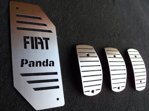 FIAT PANDA II PEDALS AND FOOTREST - Quality interior & exterior steel car accessories and auto parts