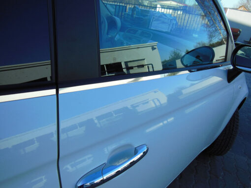 FIAT 500 STRIP ABOVE DOORS COVER - Quality interior & exterior steel car accessories and auto parts