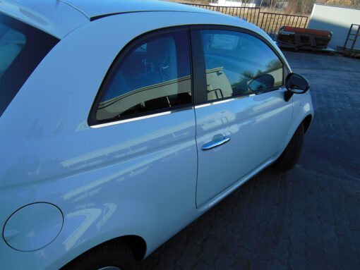 FIAT 500 STRIP ABOVE DOORS COVER - Quality interior & exterior steel car accessories and auto parts