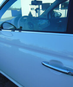 FIAT 500 STRIP ABOVE DOORS COVER - Quality interior & exterior steel car accessories and auto parts