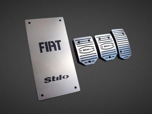 FIAT STILO PEDALS AND FOOTREST - Quality interior & exterior steel car accessories and auto parts