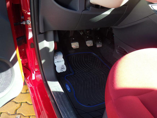 FIAT 500 PEDALS AND FOOTREST - Quality interior & exterior steel car accessories and auto parts