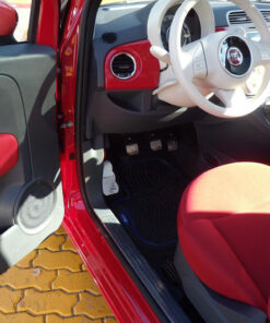 FIAT 500 PEDALS AND FOOTREST - Quality interior & exterior steel car accessories and auto parts