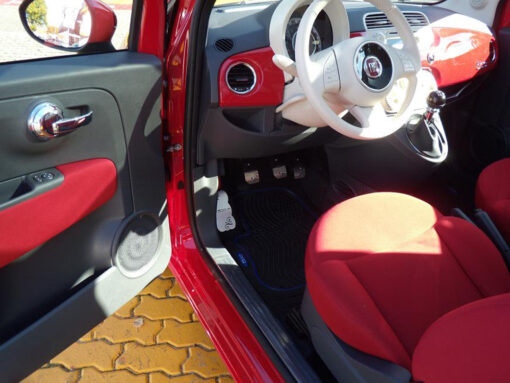 FIAT 500 PEDALS AND FOOTREST - Quality interior & exterior steel car accessories and auto parts