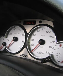 PEUGEOT 206 BELOW TACHOMETER COVER - Quality interior & exterior steel car accessories and auto parts