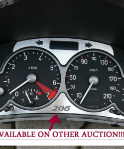 PEUGEOT 206 ABOVE TACHOMETER COVER - Quality interior & exterior steel car accessories and auto parts