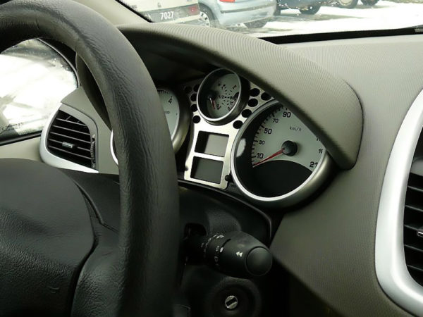 PEUGEOT 207 DISPLAY AND INDICATORS COVER - Quality interior & exterior steel car accessories and auto parts