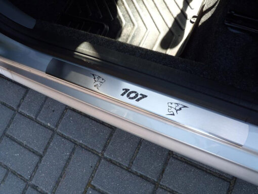 PEUGEOT 107 DOOR SILLS - Quality interior & exterior steel car accessories and auto parts