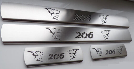 PEUGEOT 206 DOOR SILLS - Quality interior & exterior steel car accessories and auto parts