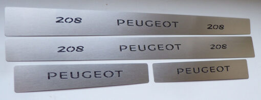 PEUGEOT 208 DOOR SILLS - Quality interior & exterior steel car accessories and auto parts