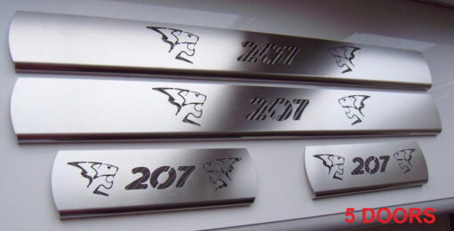 PEUGEOT 207 DOOR SILLS - Quality interior & exterior steel car accessories and auto parts