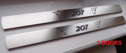 PEUGEOT 207 DOOR SILLS - Quality interior & exterior steel car accessories and auto parts