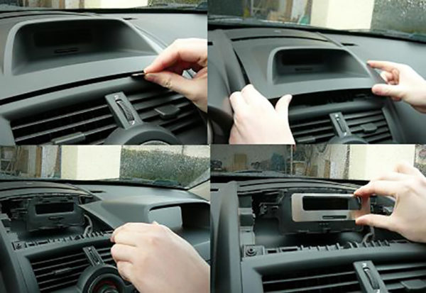 RENAULT MEGANE II CENTER TOP DISPLAY COVER - Quality interior & exterior steel car accessories and auto parts