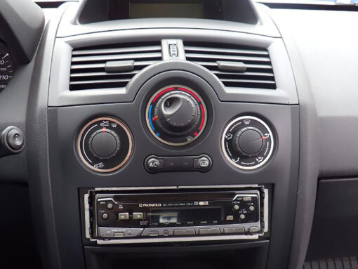 RENAULT MEGANE II CLIMATE CONTROL KNOBS COVER - Quality interior & exterior steel car accessories and auto parts