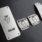SAAB 9-3 II PEDALS AND FOOTREST - Quality interior & exterior steel car accessories and auto parts