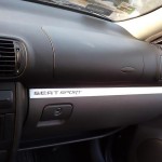 SEAT LEON ABOVE GLOVE BOX COVER - Quality interior & exterior steel car accessories and auto parts