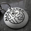 ALFA ROMEO NEW EMBLEM KEYRING - - Quality interior & exterior steel car accessories and auto parts