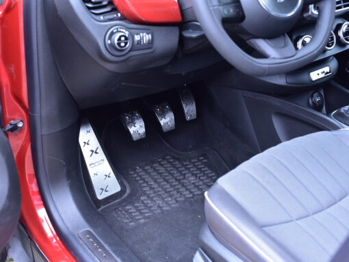 FIAT 500 X PEDALS AND FOOTREST - Quality interior & exterior steel car accessories and auto parts