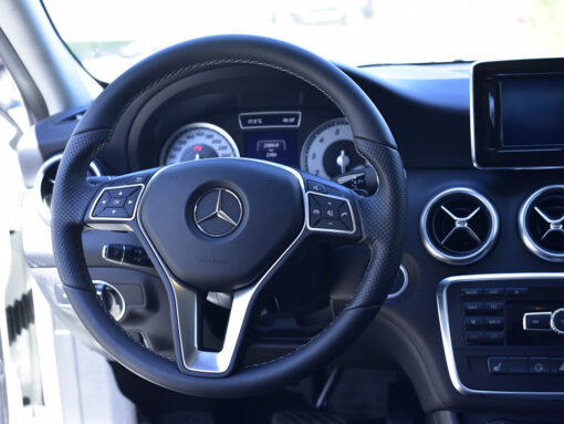 MERCEDES A GLA WHEEL CONTROLS COVERfotka: - Quality interior & exterior steel car accessories and auto parts