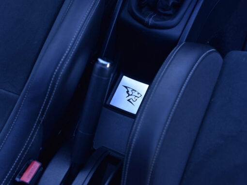 PEUGEOT 207 CENTER CONSOLE EMBLEM COVER - Quality interior & exterior steel car accessories and auto parts