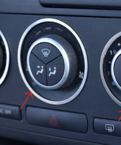 SAAB 9-3 II CLIMATE CONTROL ADJUSTS COVER - Quality interior & exterior steel car accessories and auto parts