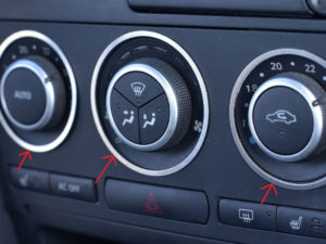 SAAB 9-3 II CLIMATE CONTROL ADJUSTS COVER - Quality interior & exterior steel car accessories and auto parts