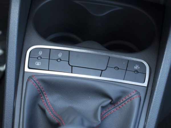 SEAT IBIZA IV CENTER CONSOLE BUTTONS COVER - Quality interior & exterior steel car accessories and auto parts