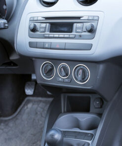 SEAT IBIZA IV CLIMATE CONTROL ADJUSTS COVER - Quality interior & exterior steel car accessories and auto parts