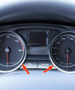 SEAT IBIZA IV TACHOMETER SPEEDOMETER COVER - Quality interior & exterior steel car accessories and auto parts