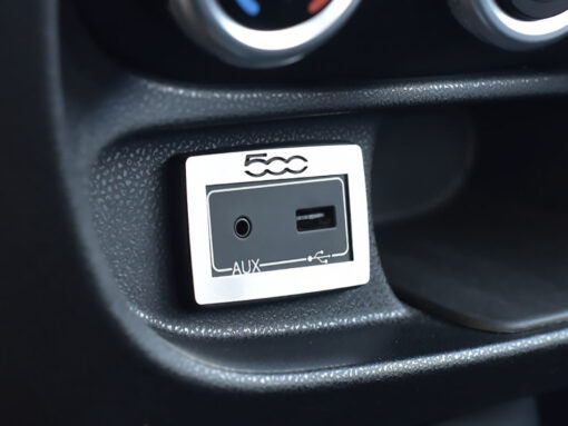 FIAT 500 L AUDIO OUTPUT COVER - Quality interior & exterior steel car accessories and auto parts