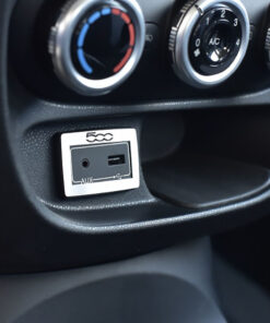 FIAT 500 L AUDIO OUTPUT COVER - Quality interior & exterior steel car accessories and auto parts