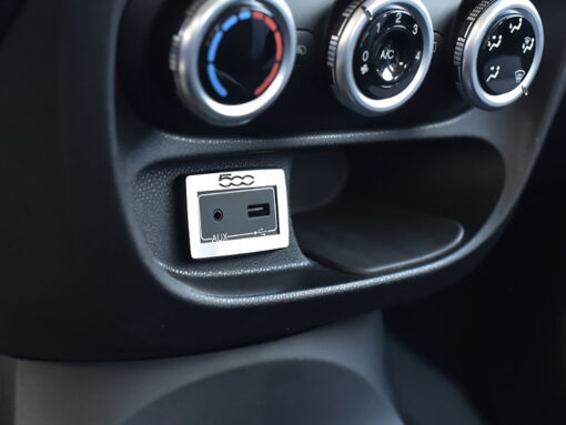 FIAT 500 L AUDIO OUTPUT COVER - Quality interior & exterior steel car accessories and auto parts