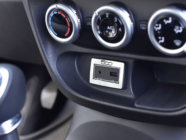 FIAT 500 L AUDIO OUTPUT COVER - Quality interior & exterior steel car accessories and auto parts