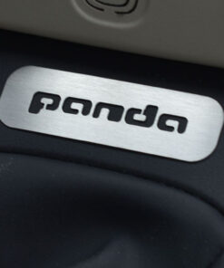 FIAT PANDA III CENTER CONSOLE EMBLEM COVER - Quality interior & exterior steel car accessories and auto parts