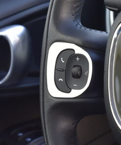 FIAT 500 L STEERING WHEEL CONTROLS COVER - Quality interior & exterior steel car accessories and auto parts