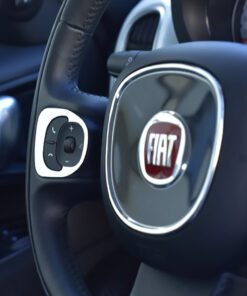 FIAT 500 L STEERING WHEEL CONTROLS COVER - Quality interior & exterior steel car accessories and auto parts