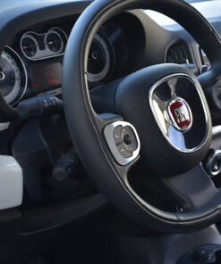 FIAT 500 L STEERING WHEEL CONTROLS COVER - Quality interior & exterior steel car accessories and auto parts