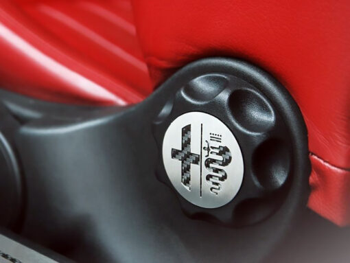 ALFA ROMEO 147 FRONT SEAT ADJUSTMENT KNOB COVER - Quality interior & exterior steel car accessories and auto parts