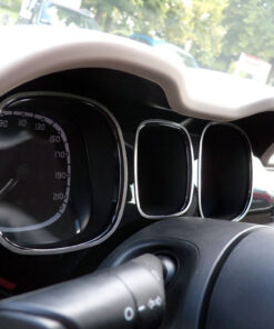 FIAT PANDA II GAUGES COVER - Quality interior & exterior steel car accessories and auto parts