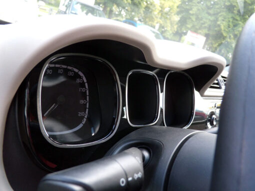 FIAT PANDA II GAUGES COVER - Quality interior & exterior steel car accessories and auto parts