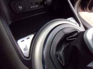 KIA SPORTAGE HEATED SEAT BUTTON COVER - Quality interior & exterior steel car accessories and auto parts