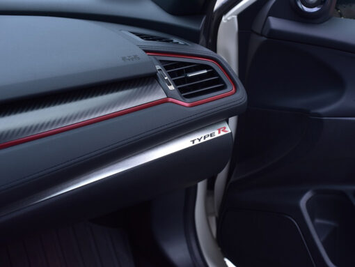 HONDA CIVIC X & TYPE R V FK8 GLOVE BOX STRIP COVER - Quality interior & exterior steel car accessories and auto parts crafted with an attention to detail.