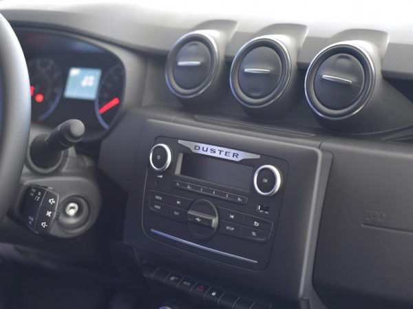 DACIA DUSTER 2 II Mk2 RADIO CONSOLE EMBLEM COVER - Quality interior & exterior steel car accessories and auto parts crafted with an attention to detail.