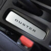 DACIA DUSTER 2 II Mk2 CENTER STORAGE EMBLEM COVER - Quality interior & exterior steel car accessories and auto parts crafted with an attention to detail.