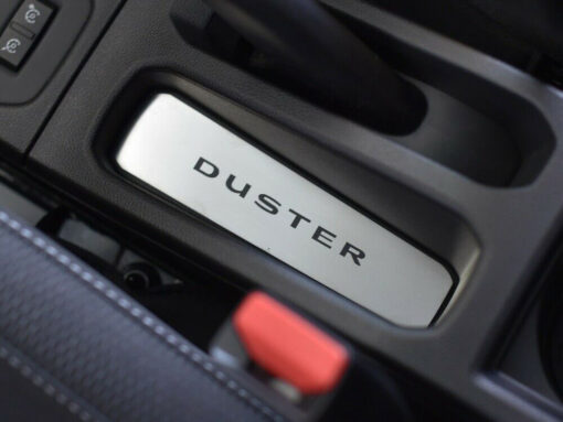 DACIA DUSTER 2 II Mk2 CENTER STORAGE EMBLEM COVER - Quality interior & exterior steel car accessories and auto parts crafted with an attention to detail.