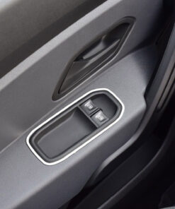 DACIA DUSTER 2 II DOOR CONTROL SWITCHES COVER - Quality interior & exterior steel car accessories and auto parts crafted with an attention to detail.