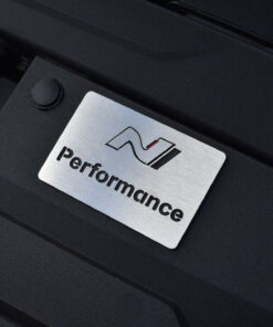 HYUNDAI i30N i30 N FASTBACK VELOSTER ENGINE EMBLEM COVER - Quality interior & exterior steel car accessories and auto parts crafted with an attention to detail.