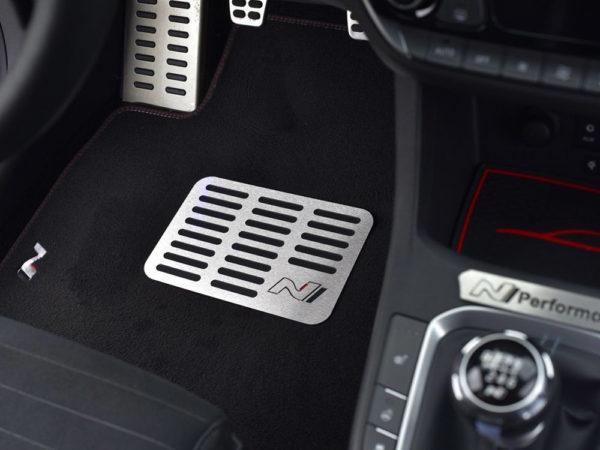 HYUNDAI i30N i30 N FASTBACK VELOSTER FLOOR MAT HEEL REST COVER - Quality interior & exterior steel car accessories and auto parts crafted with an attention to detail.