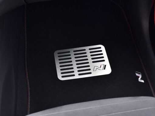 HYUNDAI i30N i30 N FASTBACK VELOSTER FLOOR MAT HEEL REST COVER - Quality interior & exterior steel car accessories and auto parts crafted with an attention to detail.