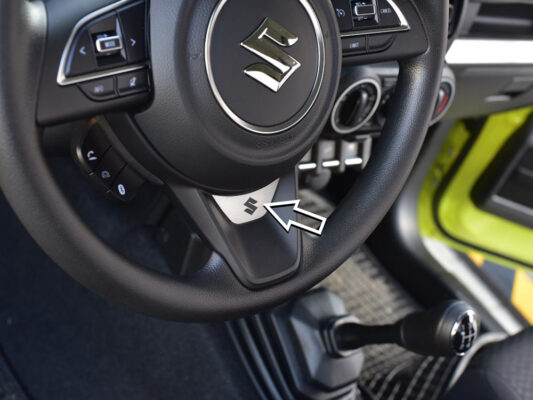 SUZUKI SWIFT 2017-2024 STEERING WHEEL DECOR-Quality interior & exterior steel car accessories and auto parts crafted with an attention to detail.